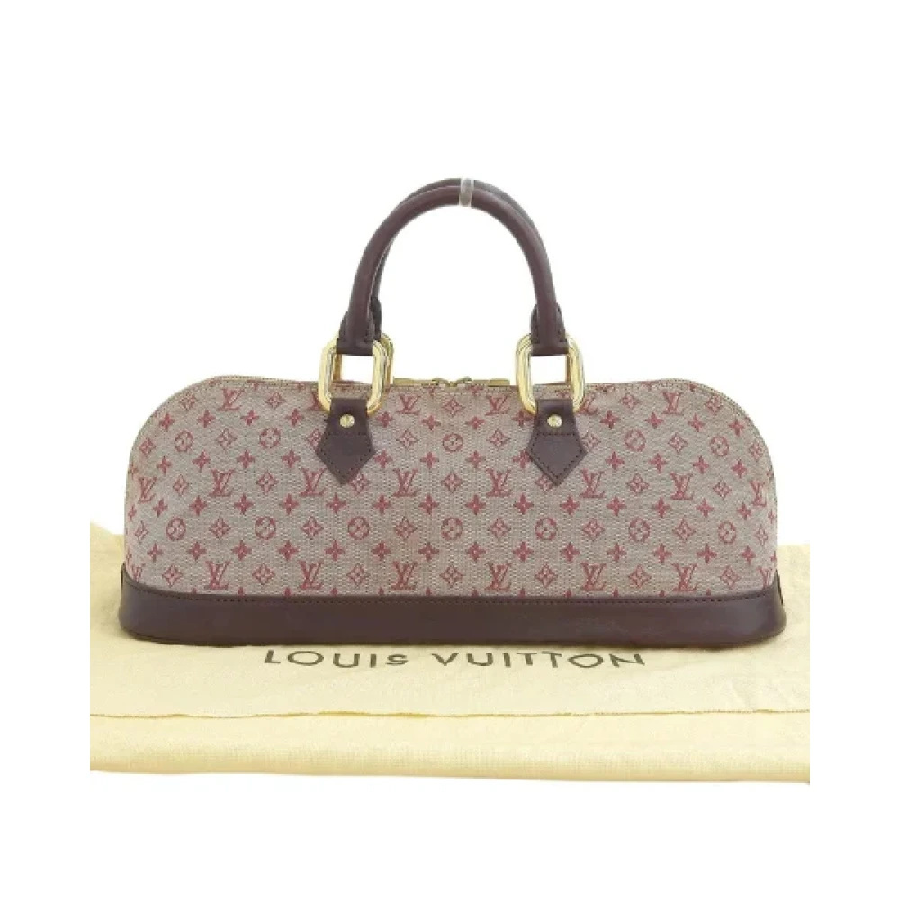 Louis Vuitton Vintage Pre-owned Cotton handbags Pink Dames