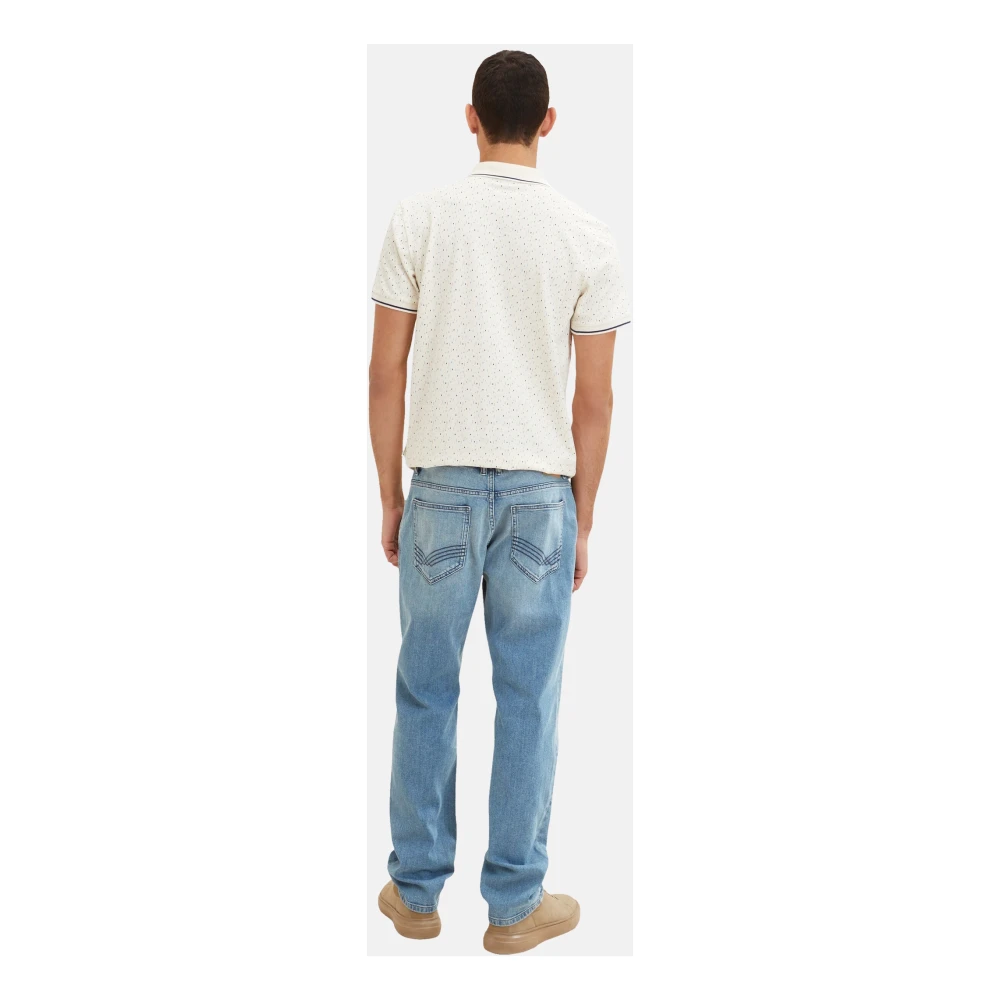 Tom Tailor Klassieke Straight Jeans met 5-Pocket Stijl Blue Heren