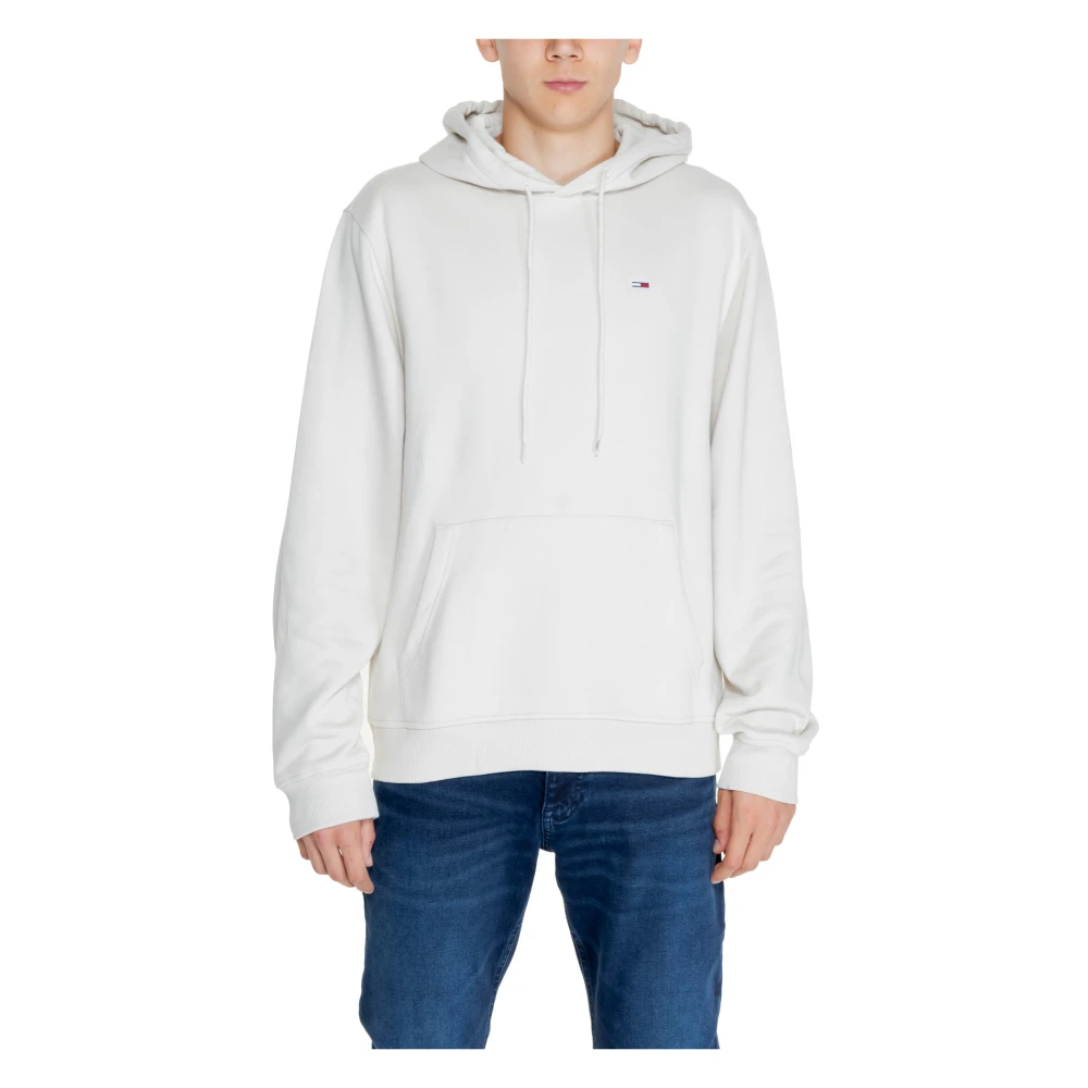 Tommy Hilfiger Mannen Vlag Sweater White Heren