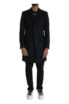 Svart Trench Coat Jacka