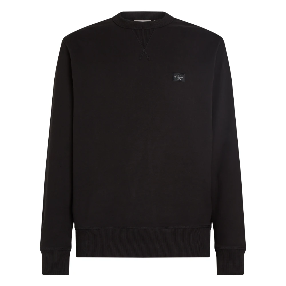 Calvin Klein Regeneratieve Katoenen Trui Zwart Black Heren