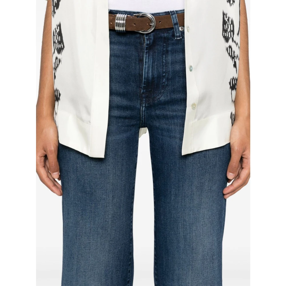 7 For All Mankind Jeans Flare Blue Dames