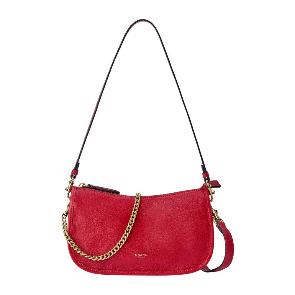 Coach Waverly Shoulder Bag - Frau Schultertaschen Red One Size - Immagine 3