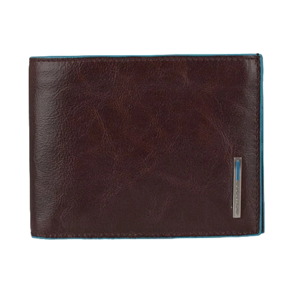 Piquadro Men's Brown Twelve-Compartt Wallet