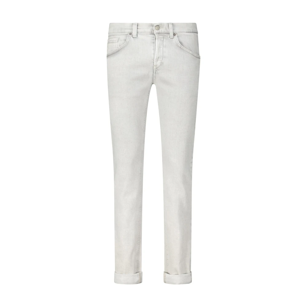 Dondup George Denim Gebruikt Effect Broek Gray Heren