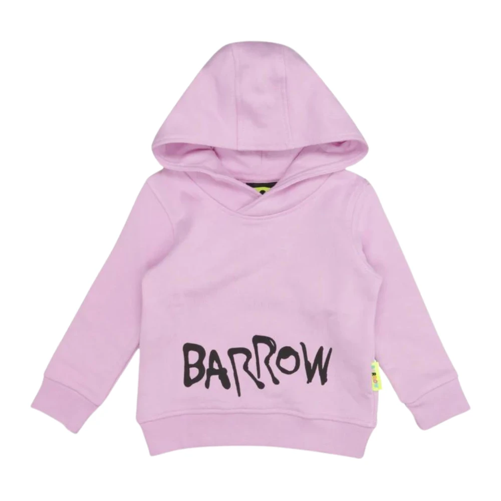 Barrow Rosa Teddy Sweater Hoodie Pink, Flicka