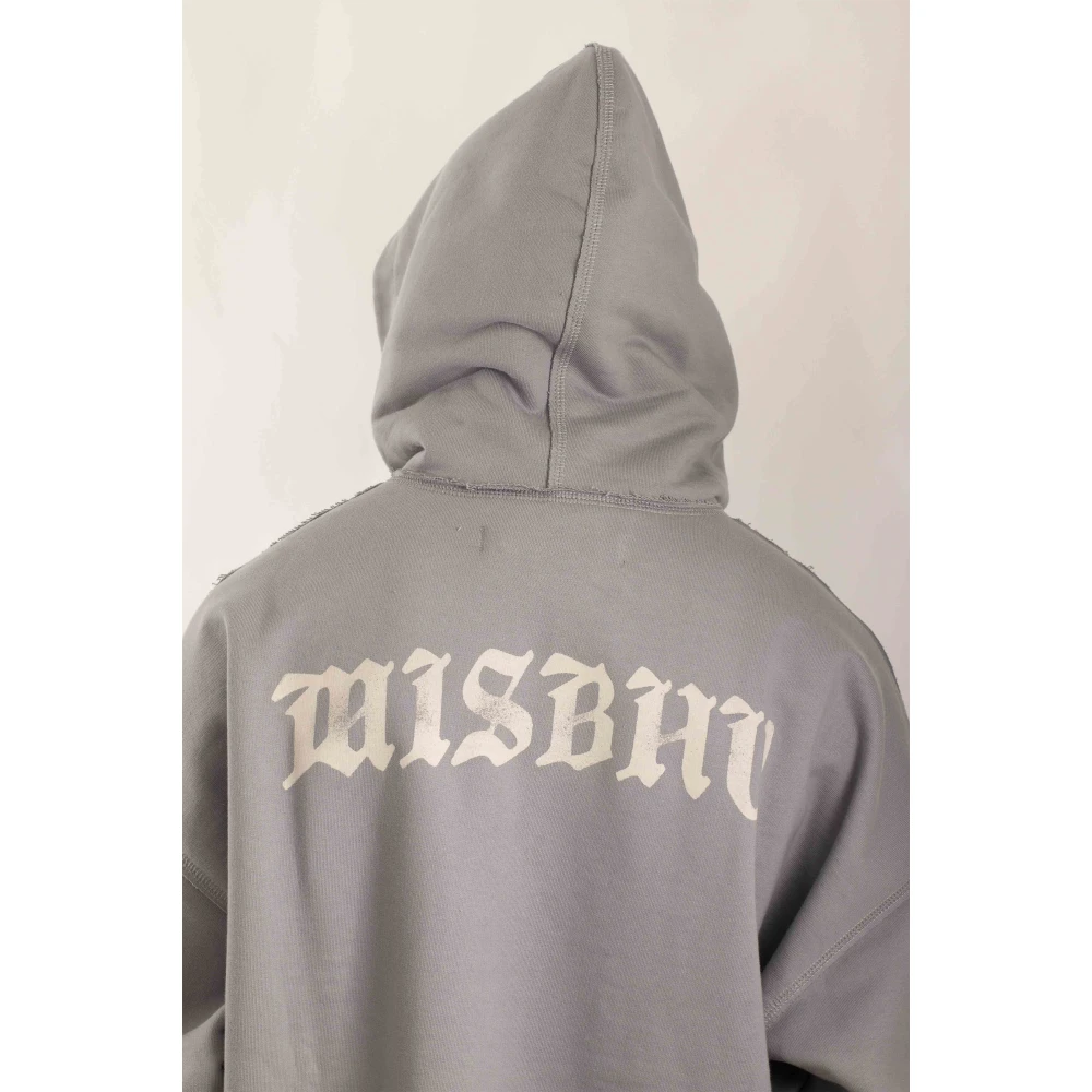Misbhv Lichtgrijze Monument Valley Hoodie Gray Heren