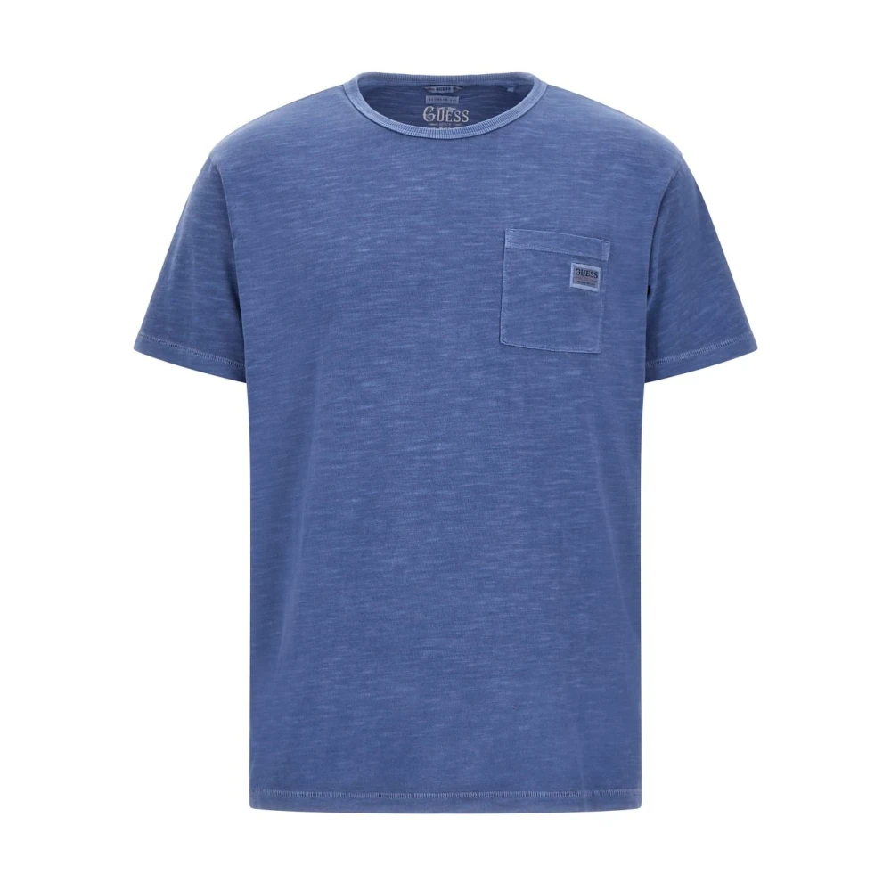 Guess - Tops > T-Shirts - Blue - Guess - Modalova
