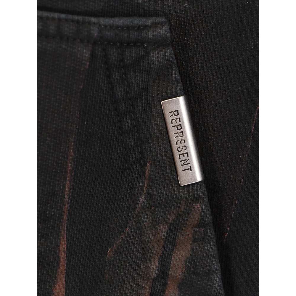 Represent Zwarte hoodie Black Heren