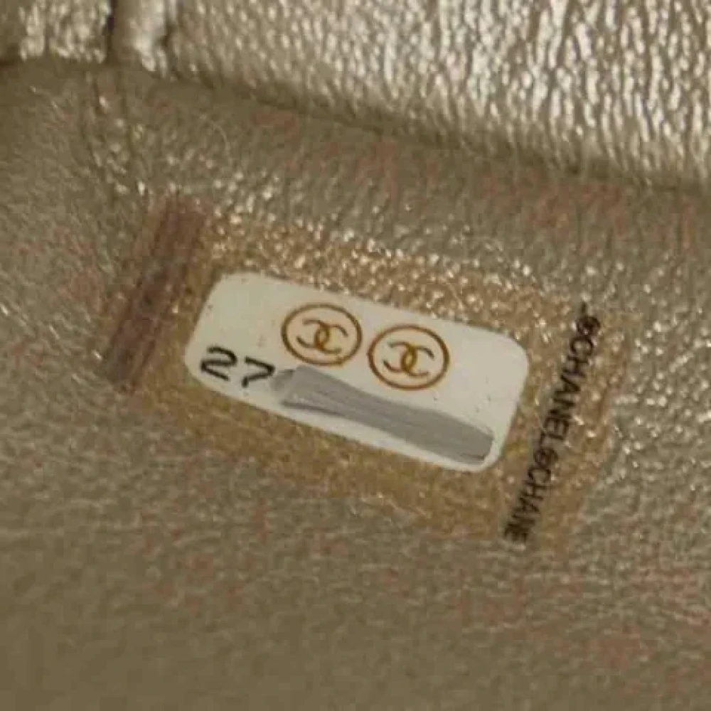 Chanel Vintage Pre-owned Leather chanel-bags White Dames