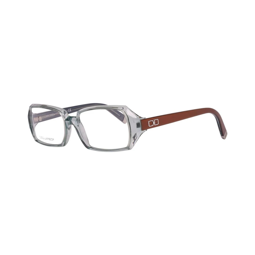 Dsquared2 Transparante plastic montuur bril voor vrouwen Gray Dames