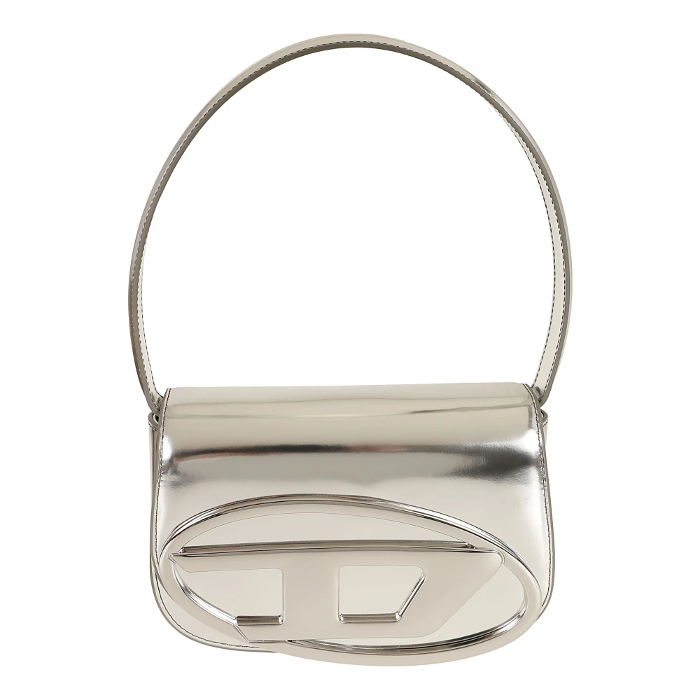 Diesel Metallic Crossbody Tas voor Vrouwen Gray Dames