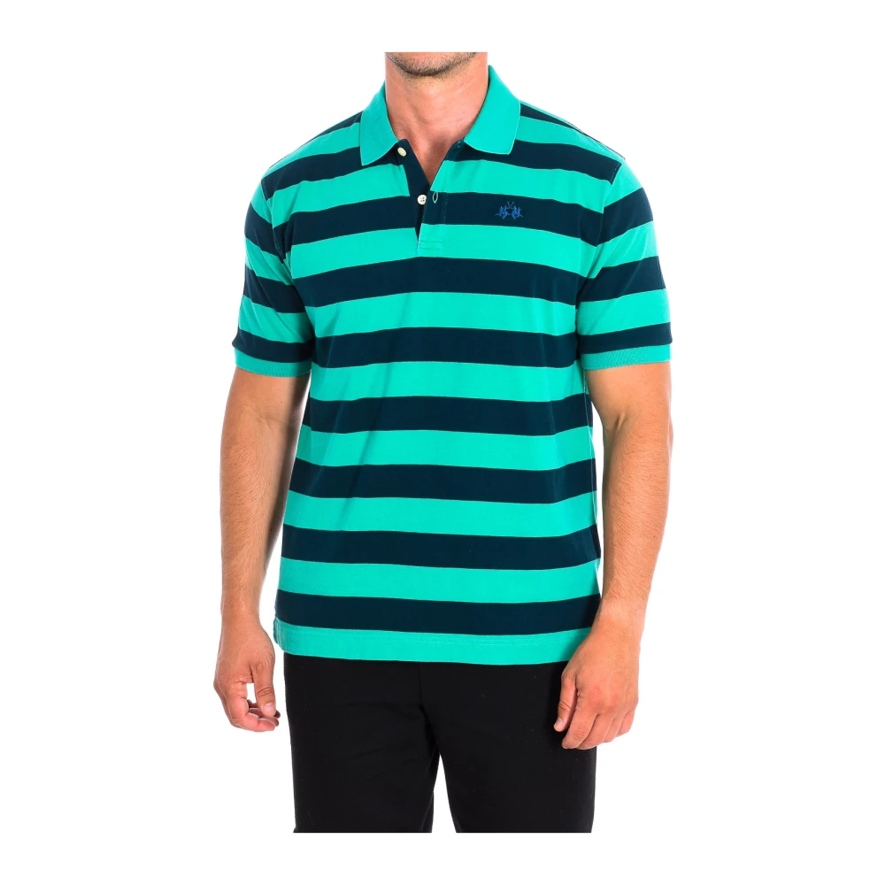 La Martina Men's Green Polo Shirts, Xl, Short Sleeve Polo