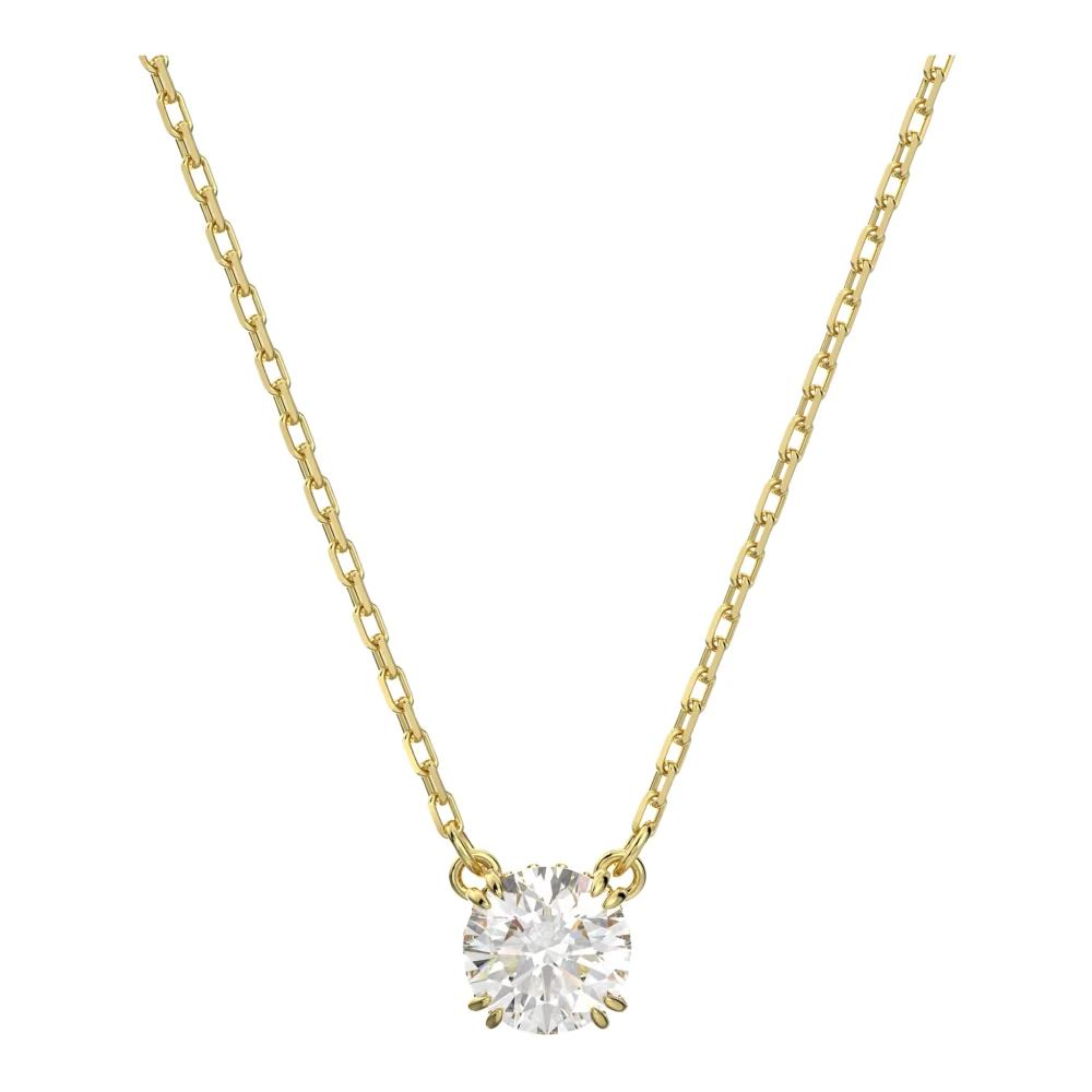 Swarovski Yellow Women's Pendant White Gold Alloy Layer Stilla 5636703 - Female - Necklaces - One Size - Accessories