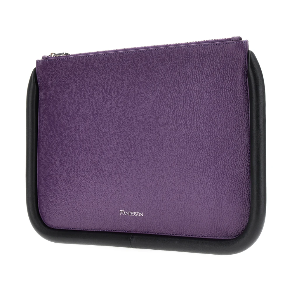 JW Anderson Chic Wallet for Men and Women Purple Dames
