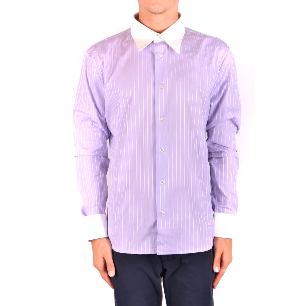 Bikkembergs Stijlvolle Violet Shirt Ss19 Purple Heren
