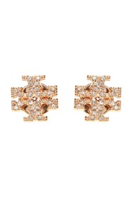 Rosegold Earrings With Logo