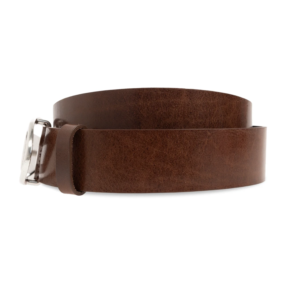 Diesel Oval D Logo riem Brown Heren