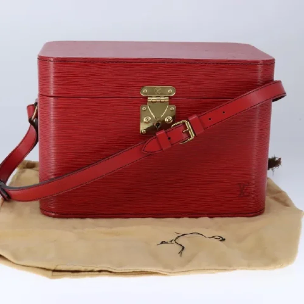 Louis Vuitton Vintage Pre-owned Leather pouches Red Dames