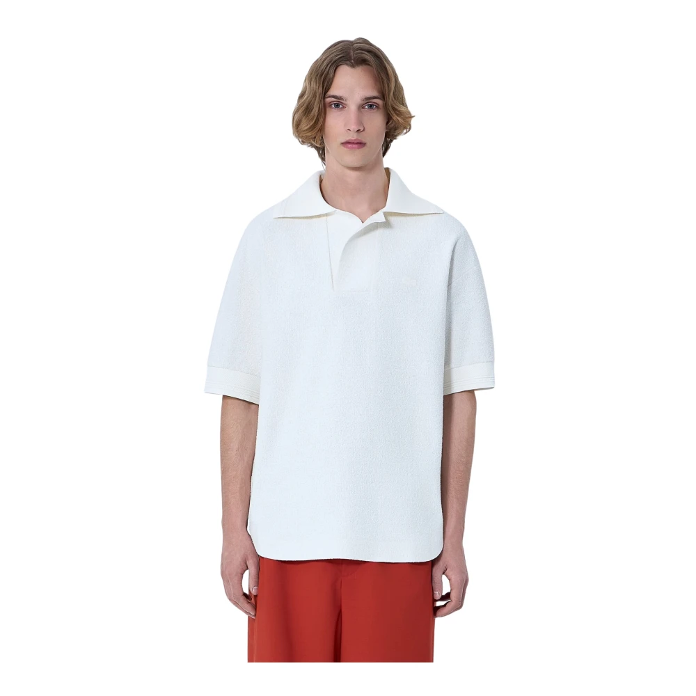 Lacoste Uomo Bianco Top, S, New,