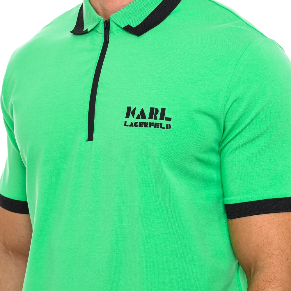 Karl Lagerfeld Polo met korte mouwen Green Heren