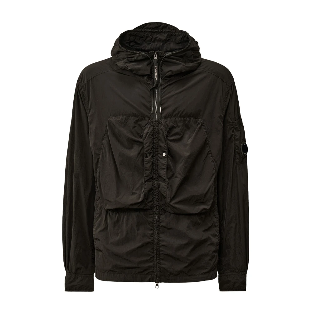 C.P. Company Zwarte Chrome-R Jas Black Heren