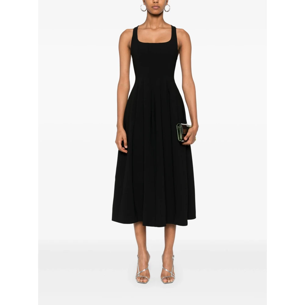 Philosophy di Lorenzo Serafini Elegante Zwarte Jurk Black Dames
