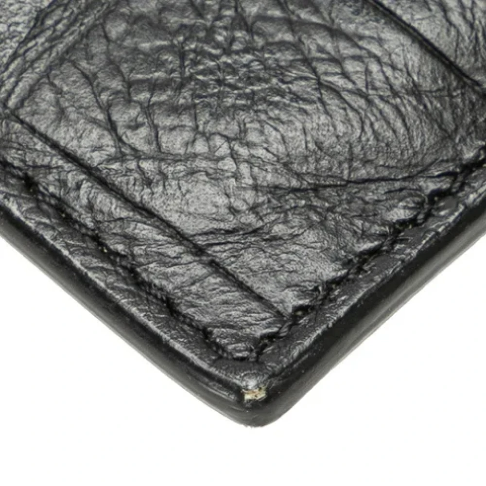 Yves Saint Laurent Vintage Pre-owned Leather wallets Black Dames