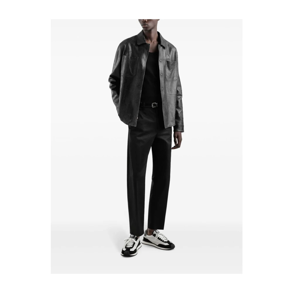 Dolce & Gabbana Zwarte Overhemden voor Mannen Black Heren