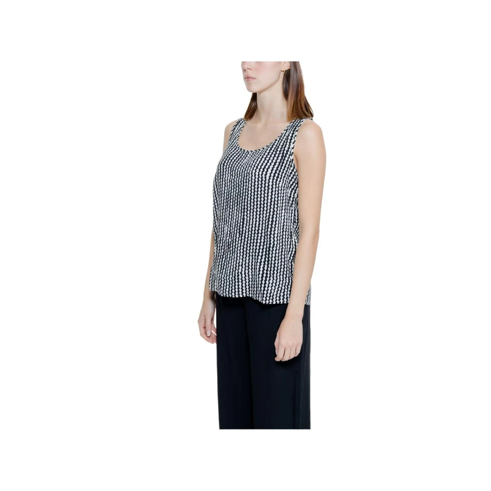 Only Zwarte Mouwloze Tanktop Black Dames