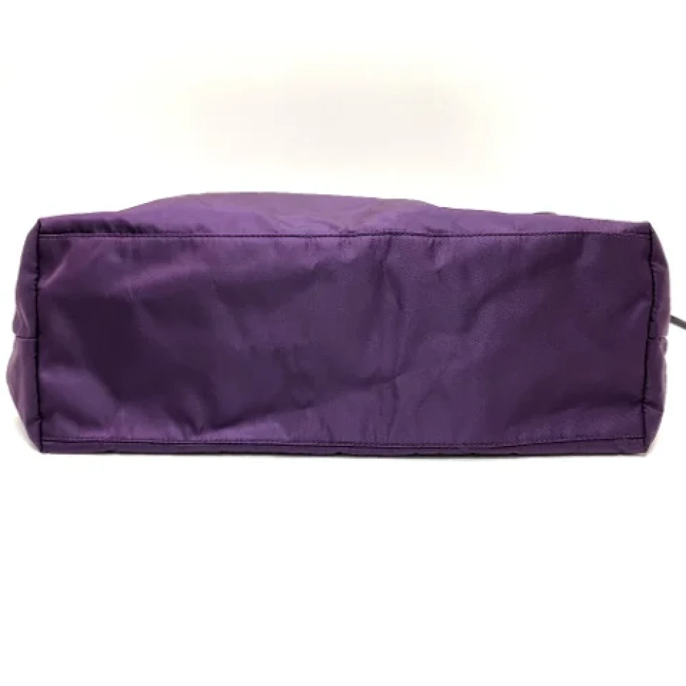 Prada Vintage Pre-owned Fabric totes Purple Dames