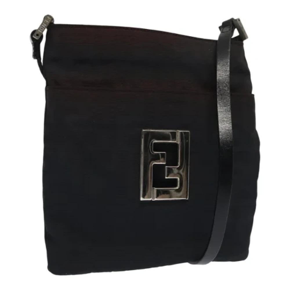 Fendi Vintage Pre-owned Nylon fendi-bags Black Dames