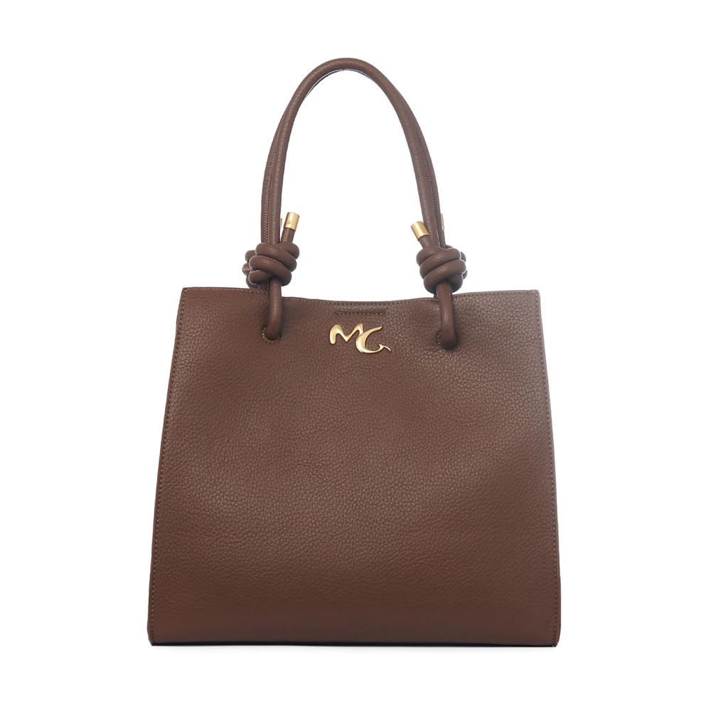 Manila Grace Bruine Felicia Knoop Shopper Tas Brown Dames