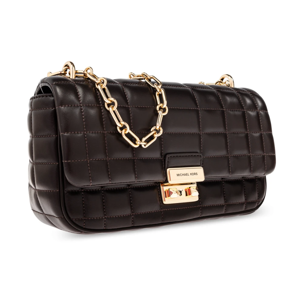 Michael Kors Schoudertas Tribeca Brown Dames