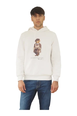 Vit Polo Bear Sweatshirt - S, WHT