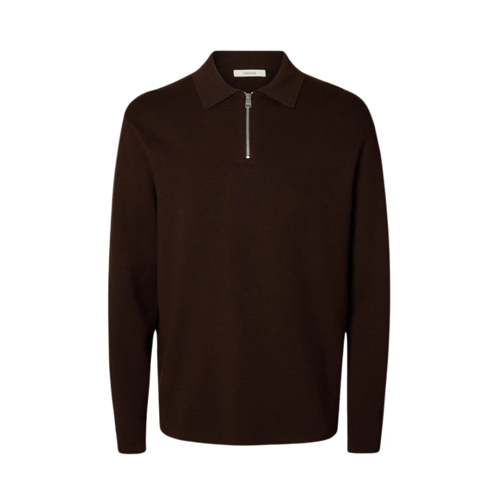 Selected Herren Pullover Braun Gr. Mittel - Bild 3