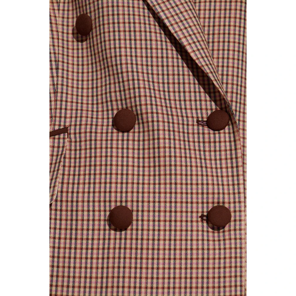 PS By Paul Smith Geruit patroon blazer Pink Dames