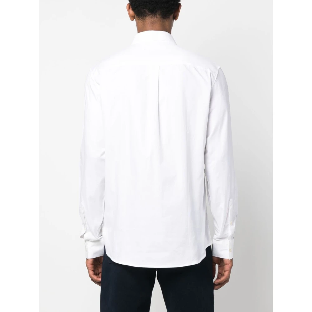Michael Kors Oxford Str Shirt White Heren