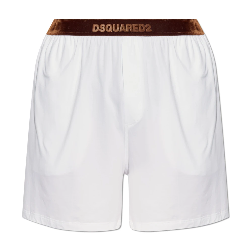 Dsquared2 Katoenen lingerie shorts White Heren