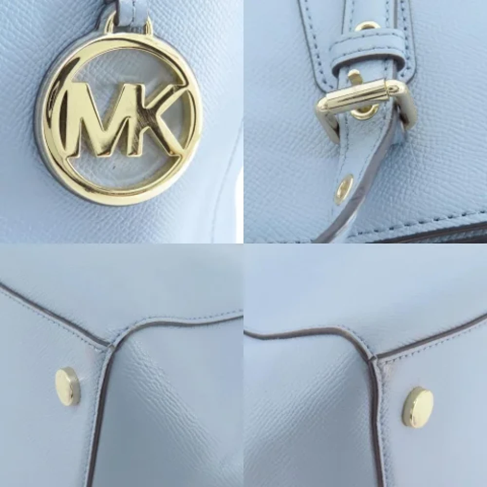 Michael Kors Pre-owned Leather totes Blue Dames