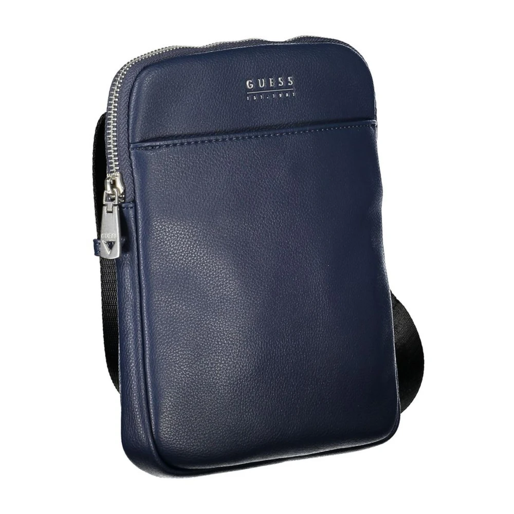 Guess Blauwe Schoudertas met Meerdere Zakken Blue Heren