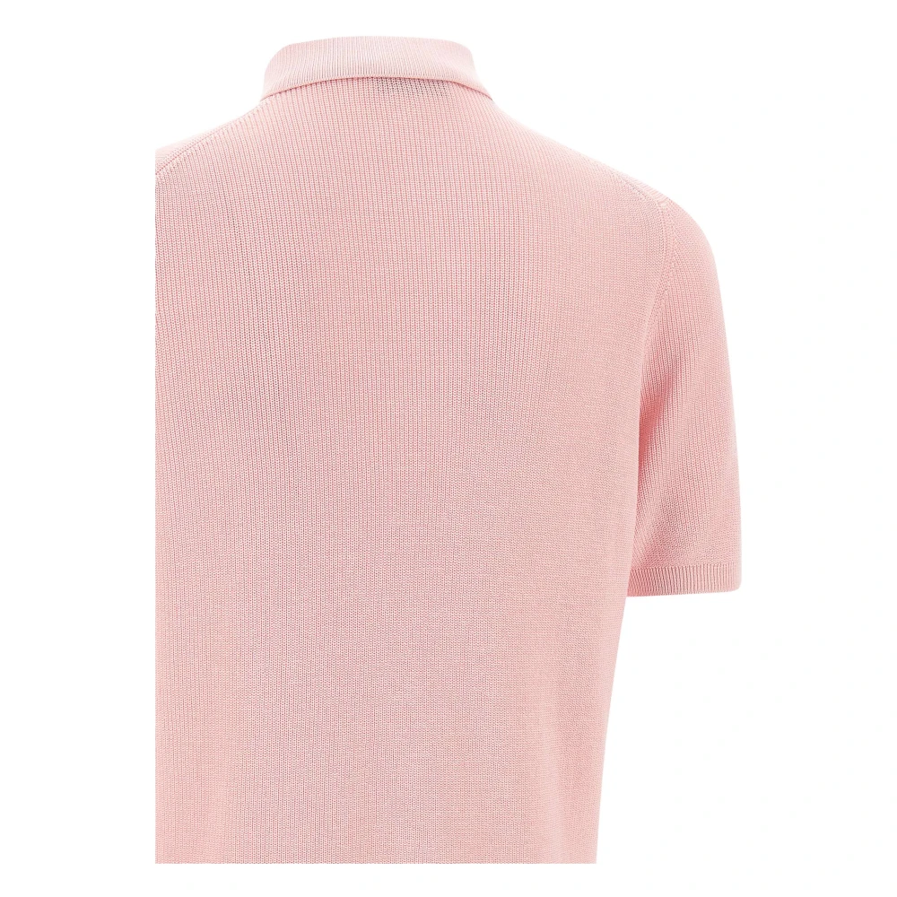 Filippo De Laurentiis Roze Katoenen Poloshirt Pink Heren