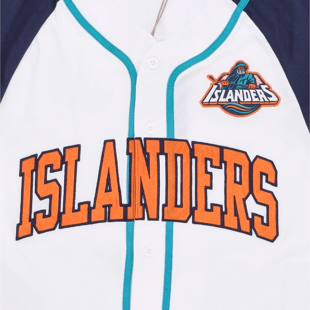 Mitchell & Ness NHL Oefendag Baseballshirt Wit Multicolor Heren