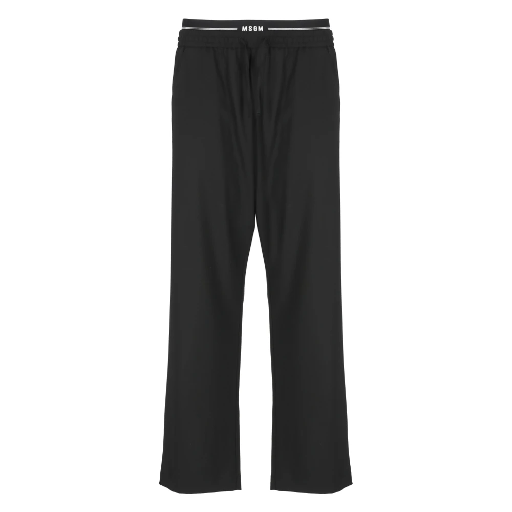 Trousers > Wide Trousers - - Msgm - Modalova