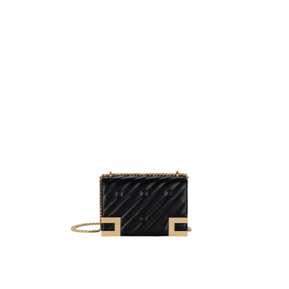Elisabetta Franchi Stijlvolle Borsa Tas voor Vrouwen Black Dames