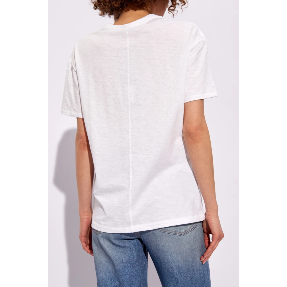Rag & Bone Pima katoenen T-shirt White Dames