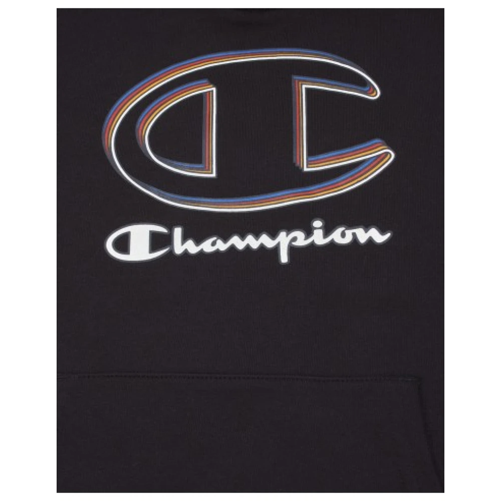 Champion Lichtgewicht herfstfleece-sweatshirt voor jongens Black Heren