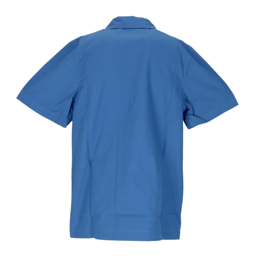 Nike Blue Polo Sportswear Overshirt Trend Blue Heren