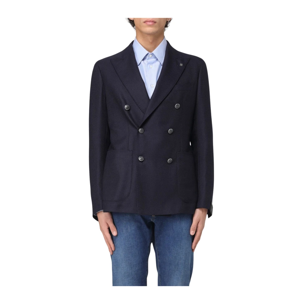 Tagliatore Men's Blue Jacket - Blazers - Xl - Jackets