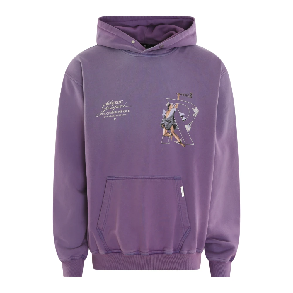 Represent Heren Hermes Hoodie Purple Heren